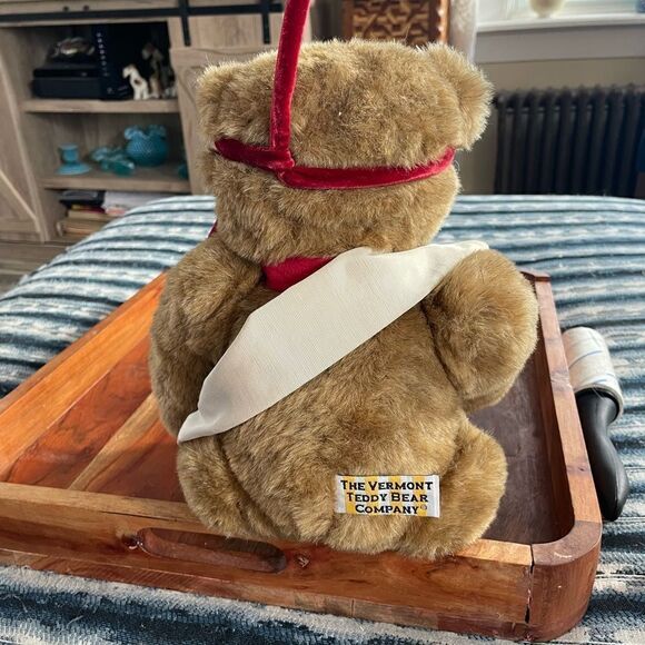 VERMONT Teddy Bear Merry Christmas bear - Picture 3 of 7